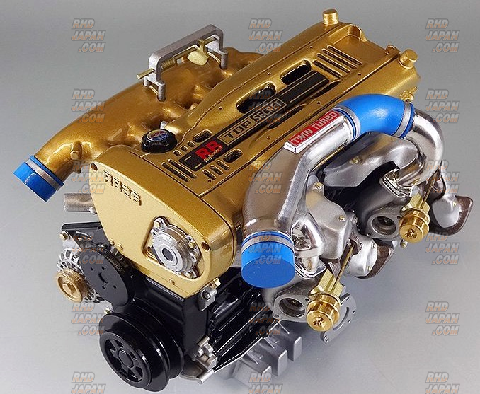 Kusaka Engineering 1/6 Scale Model Engine RB26DETT Top Secret Complete Engine